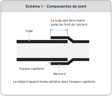 Schéma 1 - Composantes du joint